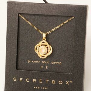 14K GOLD INTERTWINED NECKLACE